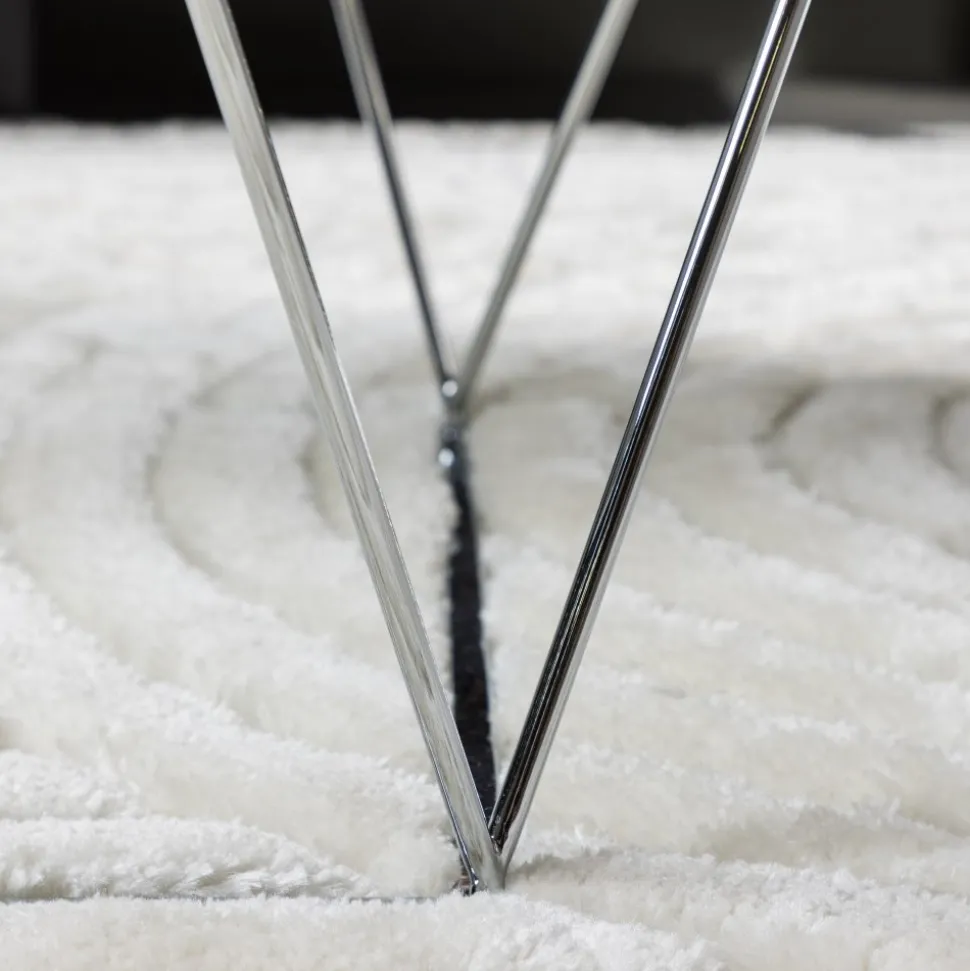 Österlen soffbord 100 x 100 cm - Silver