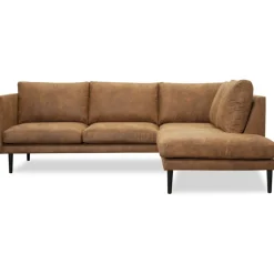 Östermalm divansoffa - Cognac ecoläder