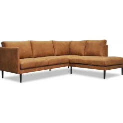 Östermalm divansoffa - Cognac ecoläder