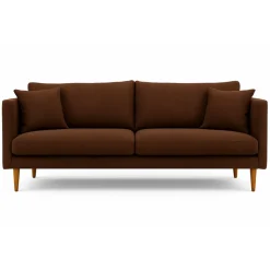 Östermalm 3-sits soffa - Mörkbrun chenille