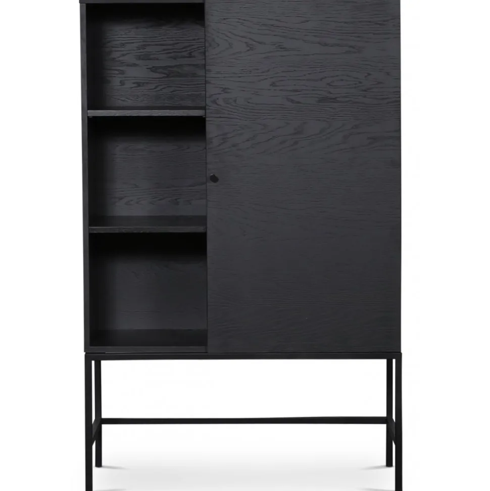 Stilo V.2 skåp i svartbetsad ek