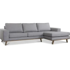 Stockholm Divansoffa Grå/Ek - Höger