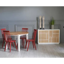 Stockholm Sideboard 120 cm bred vit med rotting