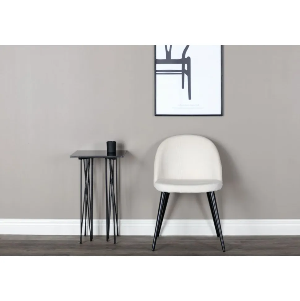 Stol beige manchester - Alice + Stolsdyna