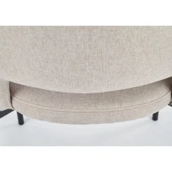 Stol beige med svarta ben - Cadeira + Möbeltassar