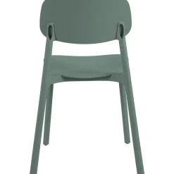 Stol grön plast stapelbar - Arkimedes + Rengöringsmedel för utemöbler
