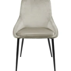 Stol i beige sammet - Theo