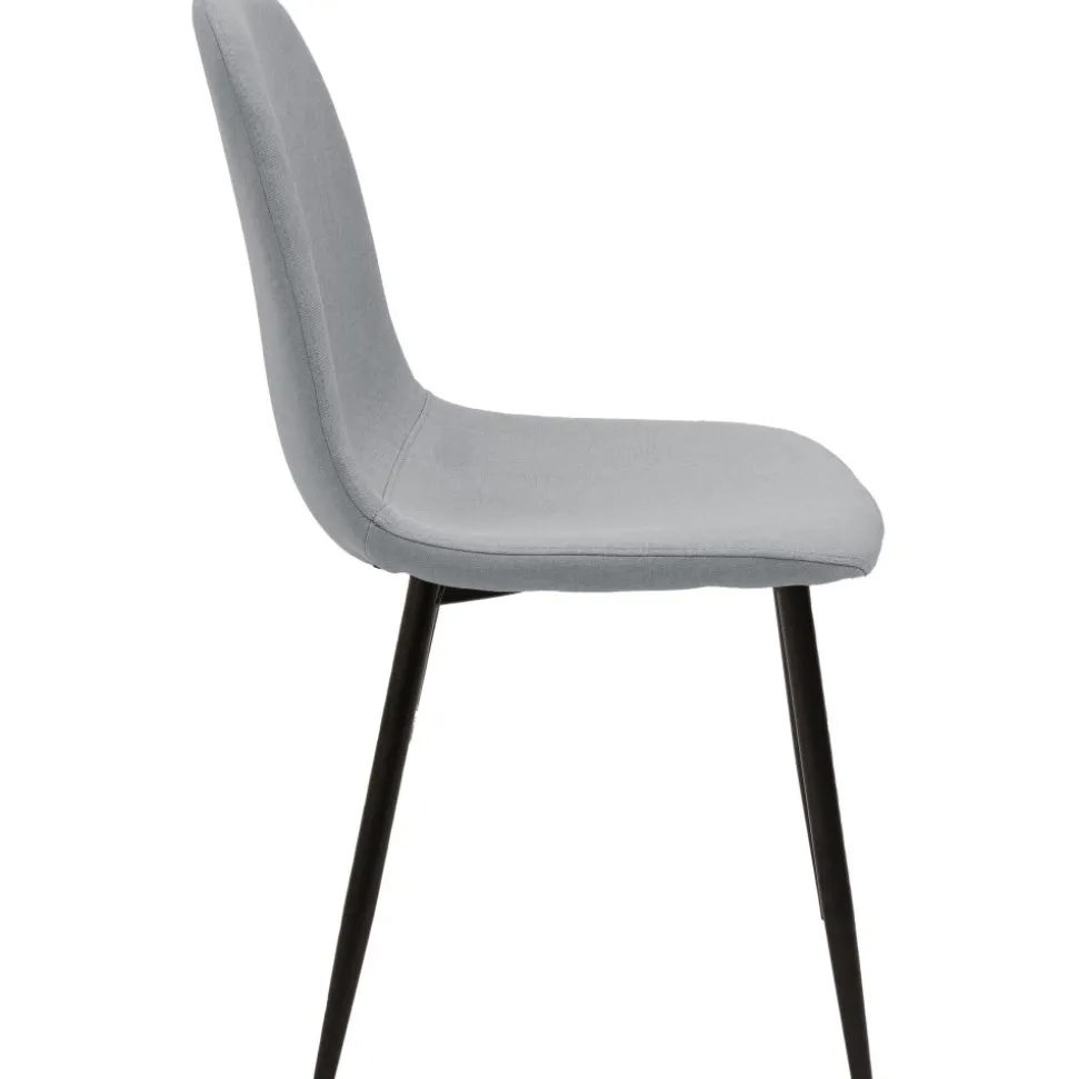 Stol i grått tyg - Carisma + Textilrengöring för möbler