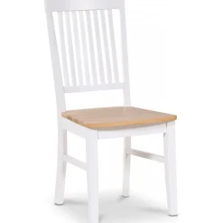 Stol i oljad ek/vit - Dalarös