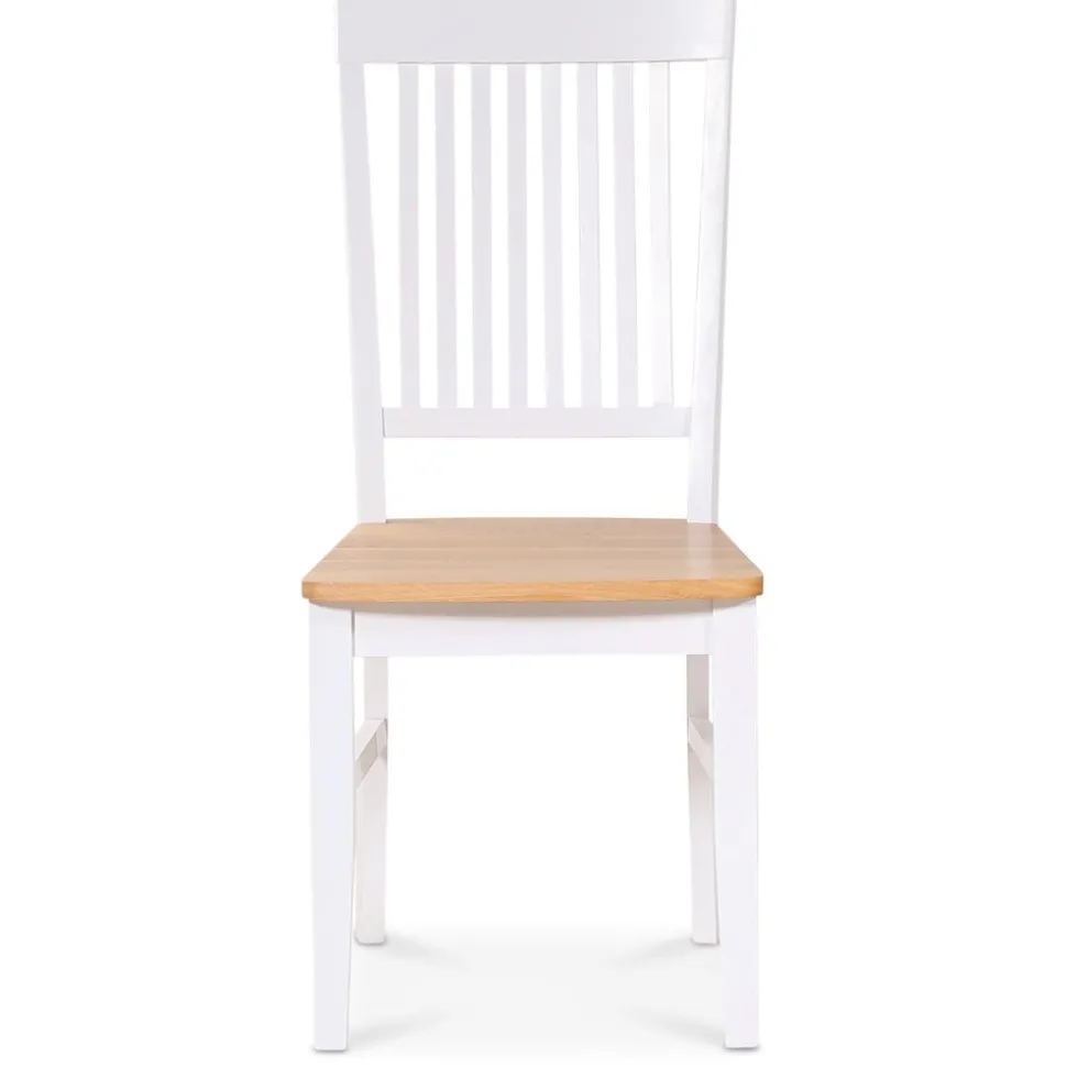 Stol i oljad ek/vit - Dalarös + Träolja för möbler