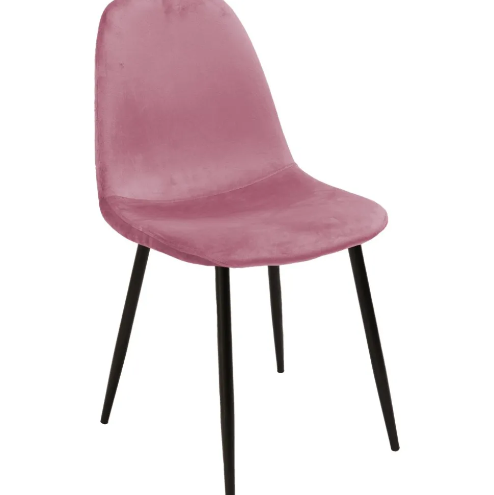 Stol i rosa sammet - Carisma + Möbeltassar