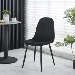 Stol i svart sammet - Carisma + Textilrengöring för möbler