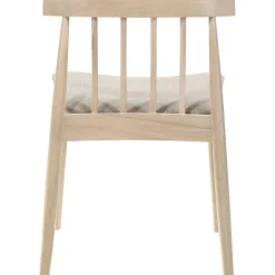 Stol i whitewash med grå sits - Florence + Textilrengöring för möbler