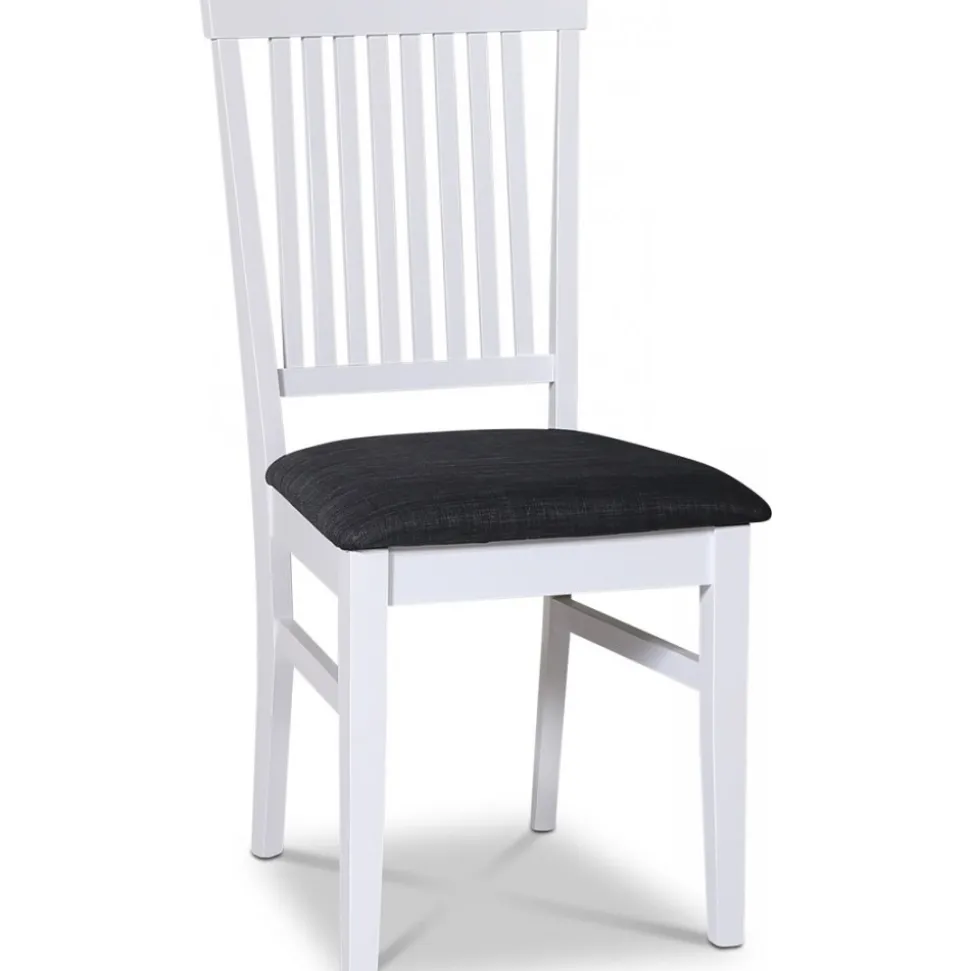 Stol med grå tygsits - Fårö + Textilrengöring för möbler