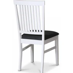 Stol med grå tygsits - Fårö + Möbeltassar