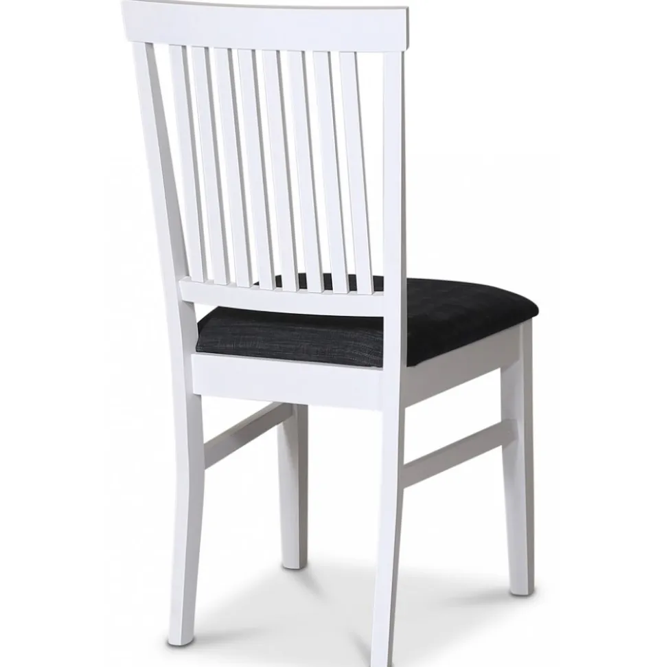 Stol med grå tygsits - Fårö + Möbeltassar