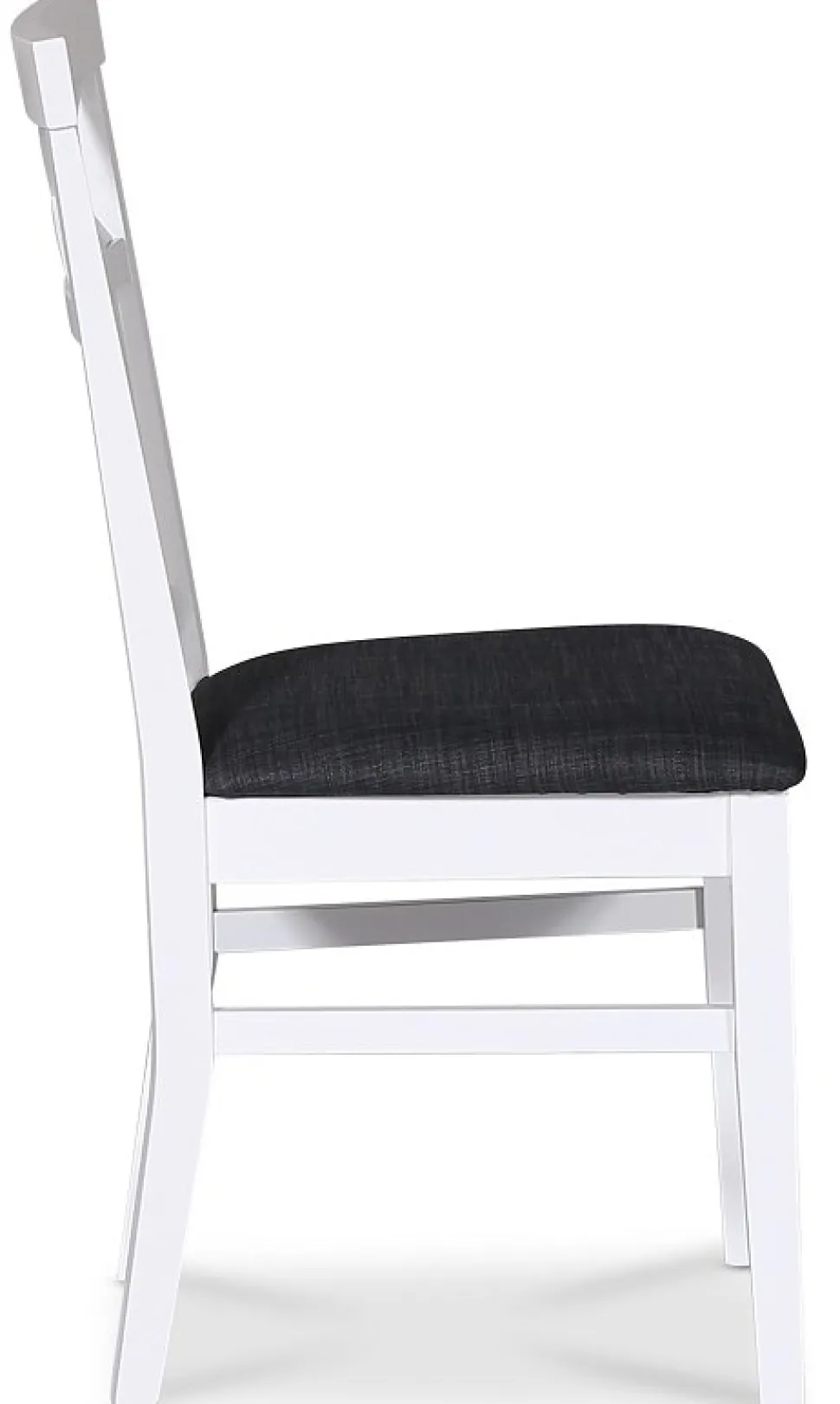 Stol med kryss i ryggen, grå sits - Skagen