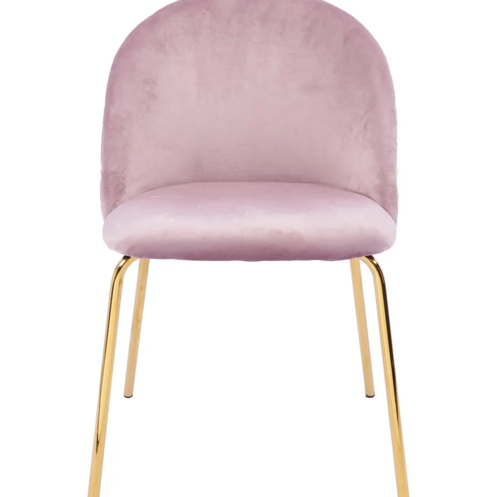 Stol rosa med guldiga ben - Plaza + Möbeltassar