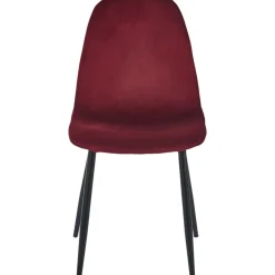 Stol vinröd sammet - Carisma + Textilrengöring för möbler