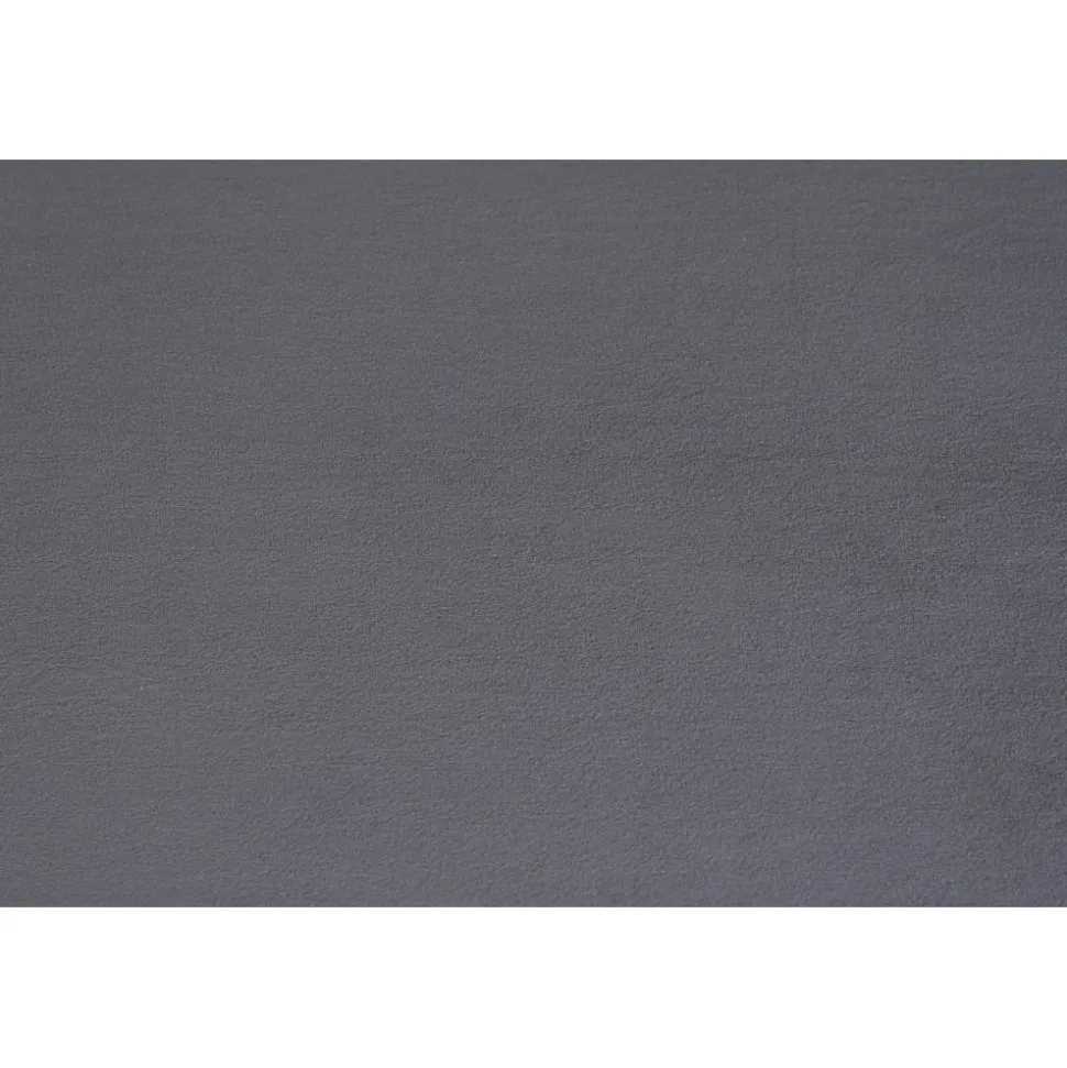 Stor fåtölj i mörkgrå sammet - 138 cm bred + Fläckborttagare för möbler