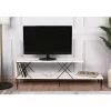 Street TV-bänk - Vit