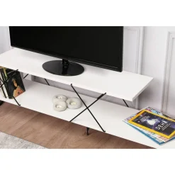 Street TV-bänk - Vit