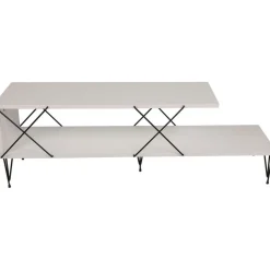 Street TV-bänk - Vit