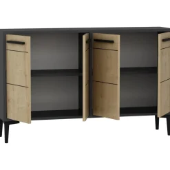 Stria skänk - Antracit/safir ek