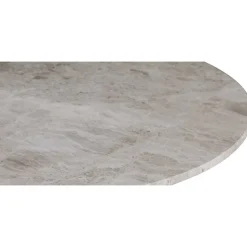 Sumo matbord i marmor Ø130cm - Svartbets / gråbeige marmor