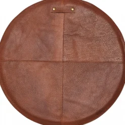 Svea stolsdyna läder - Brun