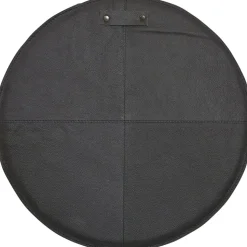 Svea stolsdyna läder - Svart