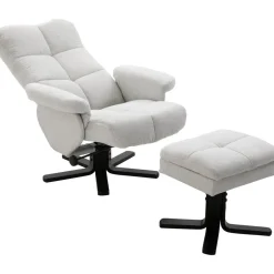 Sven reclinerfåtölj - Svart/Greige