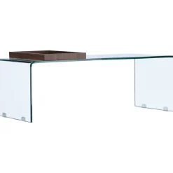 Telemark soffbord 110 x 50 cm - Transparent/Valnöt