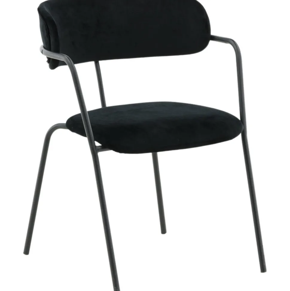 Tell karmstol - Svart