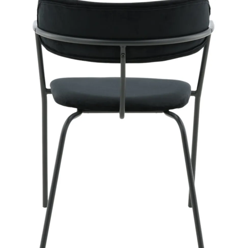 Tell karmstol - Svart