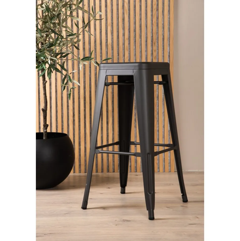 Tempe barstol - Mörkgrå