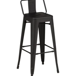 Tempe Flat barstol - Svart