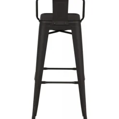 Tempe Flat barstol - Svart