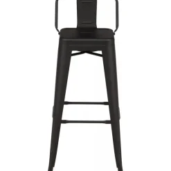 Tempe Flat barstol - Svart