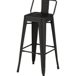 Tempe Flat barstol - Svart