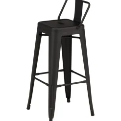 Tempe Flat barstol - Svart