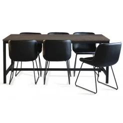 Texas matbord brunbetsad ek 180 x 90 cm