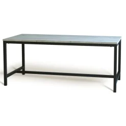 Texas matgrupp med 6 st Texas matstolar Brun PU + Texas matbord whitewash 180x90 cm + 6.00 x Stolsdyna