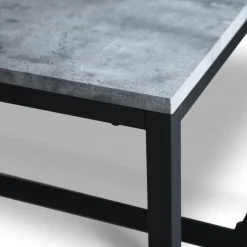 Texas matgrupp med 8 st Texas matstolar Brun PU + Texas matbord betong 200x100 cm + 5.00 x Möbeltassar