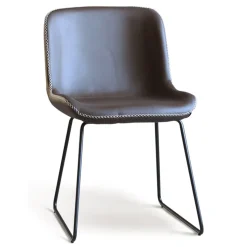 Texas matgrupp med 6 st Texas matstolar Brun PU + Texas matbord mörkbrun ek 180x90 cm + 4.00 x Möbeltassar