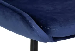 Theo stol i blå sammet