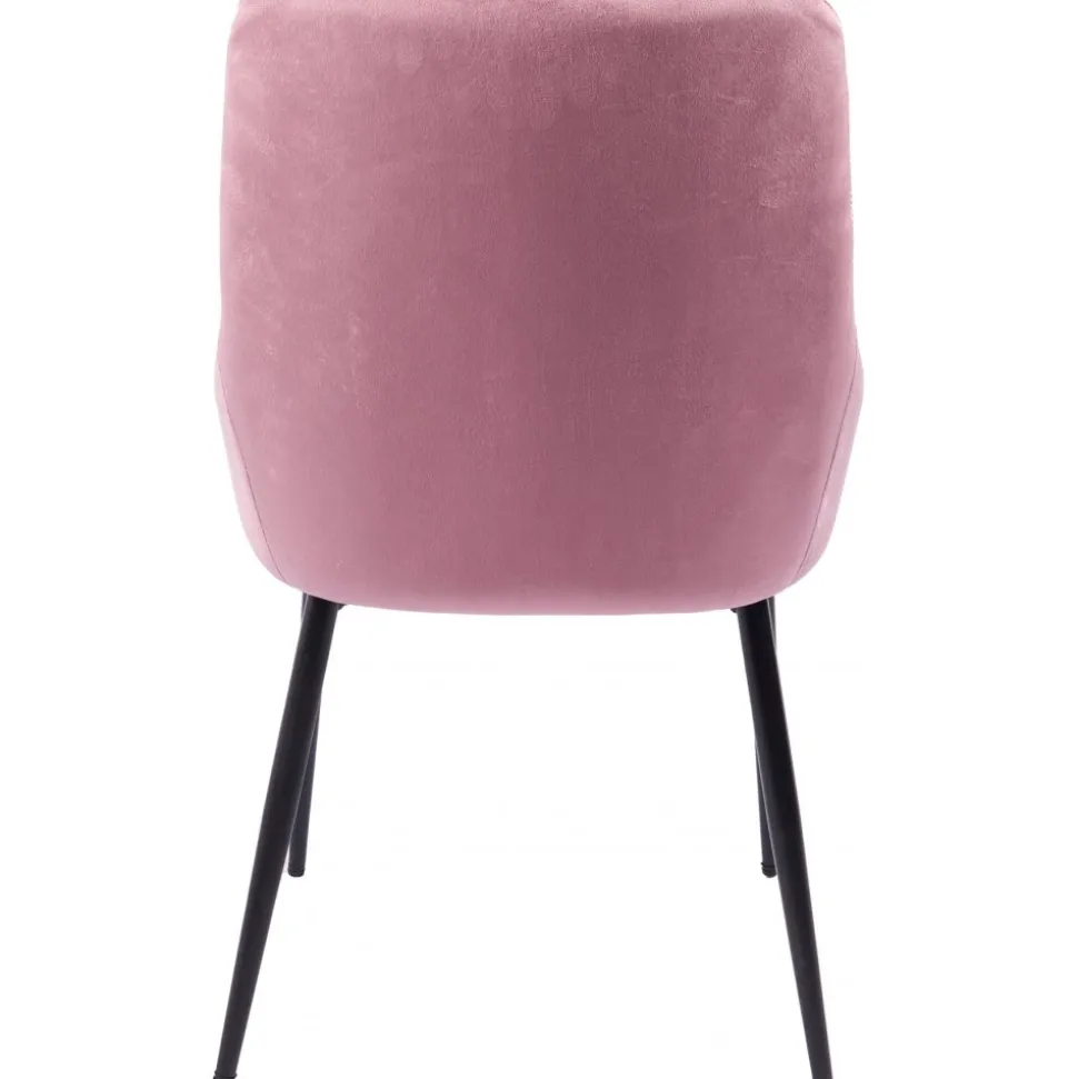 Theo stol i rosa sammet