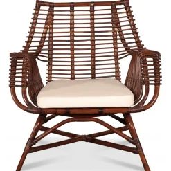 Tibble fåtölj i rotting - Valnöt