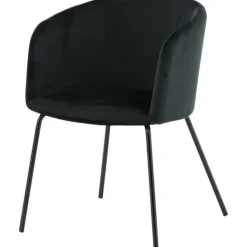 Tiber stol - Svart sammet