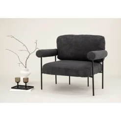 Tillberga x Josefin Lustig fåtölj - Svart/mörkgrå